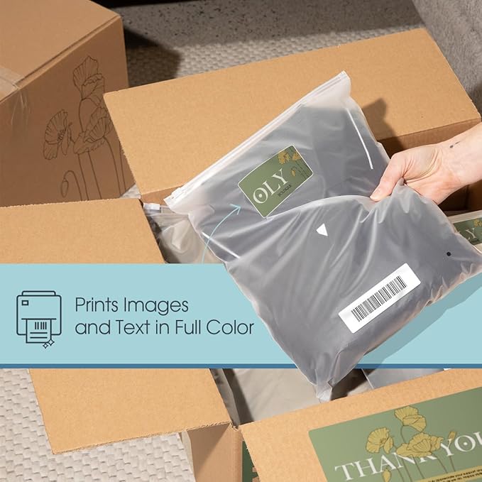 8.5" X 11" Full-Sheet Printable Labels for Inkjet and Laser Printers - 500 Sheets, 500 Custom Stickers for Shipping Labels, Mailing, Personalized Stickers for Crafts - Spartan Industrial Template R026