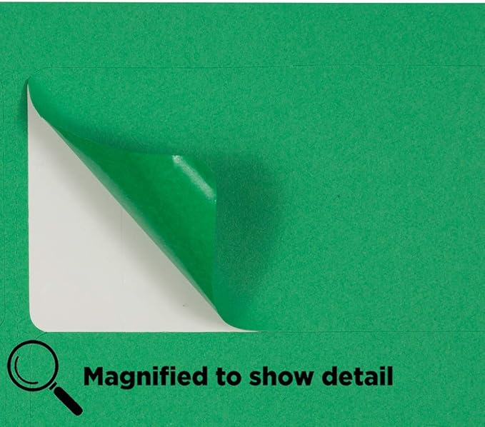 JAM PAPER Shipping Address Labels - Standard Mailing - 2 x 4 - Green - 120/Pack