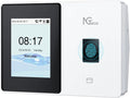 NGTeco Cloud Time Clock for Employees Small Business, Fingerprint+Card Time Clocks With Battery, 2.4G & 5G WiFi Times Clock Punch Machine with Remote Control Software ＆ iOS/Android App (0 Monthly Fee)