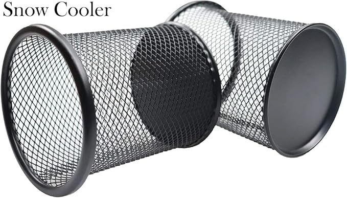 Pen Holder Pencil Holder Mesh Metal Pen Cup Holder Pencil Cup Holder for Desk Office Home Pen Organizer Black, 6 Pack