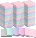 Fainne 120 Pack Sticky Notes Bulk 3 x 3 inch Self Stick Note Pads Multicolor Paper Memo for Office School Supplies Student Teacher Classroom Back to School Essentials, 50 Sheet/Pad(Cute Color)