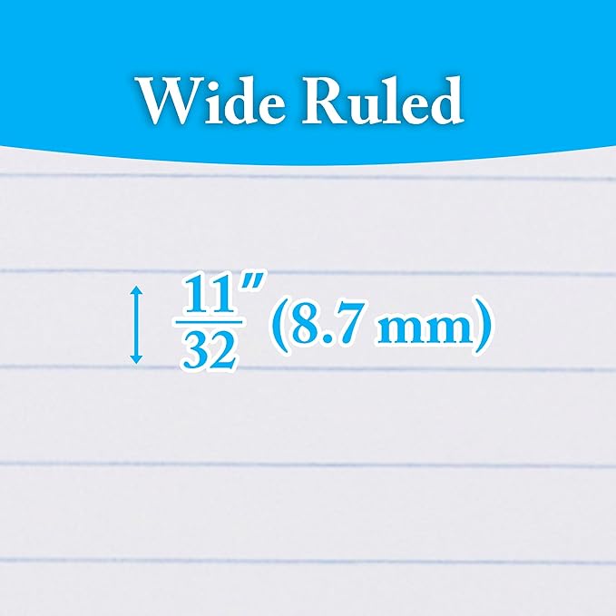 BAZIC Products Composition Notebook Wide Ruled - 100 Sheets, Black Marble Composition Notebook with Durable Cover, Non-Spiral for Journaling, School, Home, or Office, 6-Packs