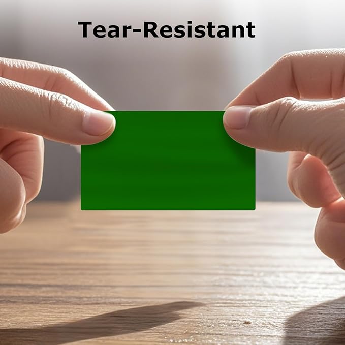 FINDAT Colored Labels Stickers 1.57×0.75 Inch Rectangle Vinyl Green Sticker Removable Assorted Color Coding Name Tag for File Folder Classroom Office Inventory Marking 160 PCS