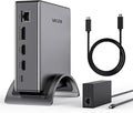 Laptop Docking Station,WAVLINK PD3.1 Docking Station 3 Monitors with 4K@144Hz,2*HDMI + DP,140W PD Charge,USB-C 10Gb,USB-A 5Gb,Gigabit Ethernet,Audio/Mic for HP, Dell,Windows System Computer