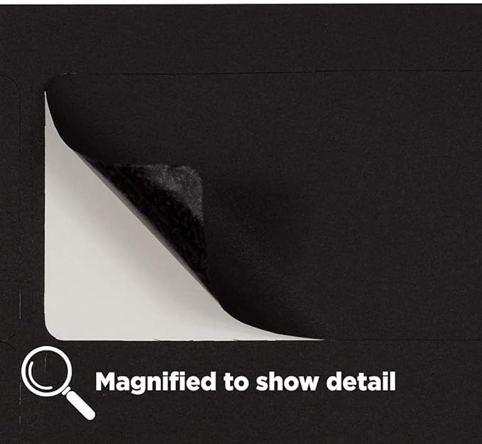 JAM PAPER Shipping Address Labels - Standard Mailing - 2 x 4 - Black - 120/Pack