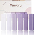 Temiary 6Pcs Mini White Correction Tapes , Quick Dry Smooth Pull Out for Writing, Aesthetic Cute Correction Tape Set Easy To Use for Students School Office Supplies (Purple)