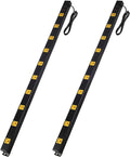 10-Outlet Heavy Duty Power Strip Surge Protector Metal Long Extension Cord 6-Foot, SGS Certified,Black(1000J)…