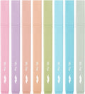 Mr. Pen Aesthetic Highlighters - 8 pcs, Chisel Tip, Pastel & Vintage Colors, No Bleed Bible Highlighters