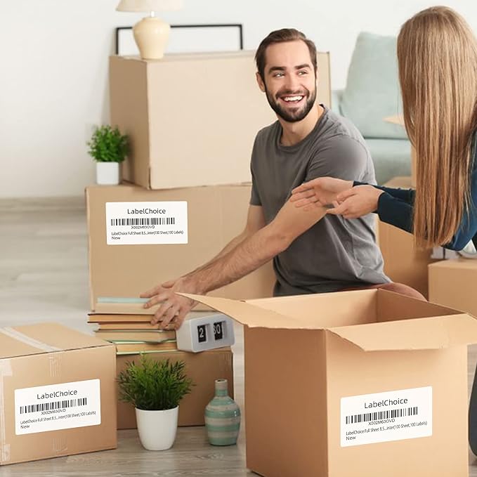 2640 Labels Replacement Compatible for DYMO 30323 2-1/8x4 Shipping and Address Labels (Not for Dymo 550, 5XL) Used with Labelwriter 450,450 Turbo,4XL,LabelChoice 12 Rolls 2.125x4 Direct Thermal Labels