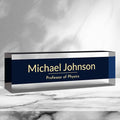 Desk Name Plate Personalized, Custom Name Plate for Desk, Acrylic Desktop Accessories, Office Gift & Decor for Women Men, Teacher Nurse Boss Employee Appreciation Gifts