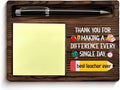 Best Teacher Appreciation Gifts, Thank You Gifts for Teachers Retirement Birthday Christmas End of Year, Best Teacher Ever Gift Sticky Note Holder