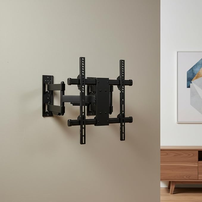 CondoMounts TVA8144 Full Motion TV Wall Mount for 32"-65" Screen | Swivel and Tilt TV Bracket with Articulating Arms, Holds 110lbs | UL Certified