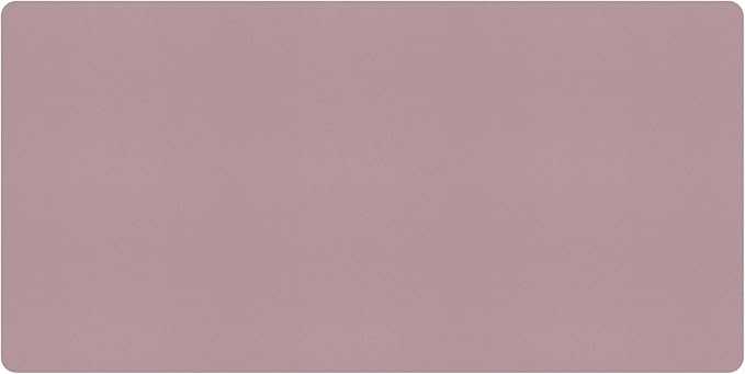 Bloss Pink Desk Mat, Large Mouse Pad, Non-Slip Desk Protector Mat, Leather Desk Blotter, Waterproof Desk Pad for Make Up Desk/31.5×15.7 Inch