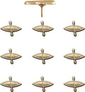 Kayak Push Pins - Gold Kayak Map Pins for Cork Boards, Maps, or Lapel Use - Designed in USA - Set of 10