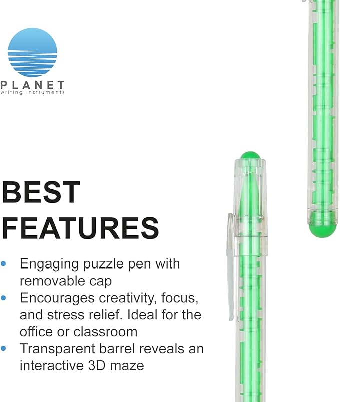 Custom Maze Ballpoint Pens – Personalized Puzzle Pens with Logo/Text – Promotional Pens for Events, Schools, Trade Shows – Fun Interactive Design (Yellow, 50 Count, Pack of 1)