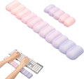 Keyboard and Mouse Wrist Rest Set - Ergonomic Cute Wrist Rest for Keyboard, Wrist Support for Mouse, Soft Memory Foam Wrist Support for Laptop, Mac, Office, Work, Gaming