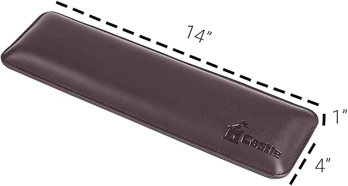 Bailey by Castle Leather Keyboard Wrist Rest (Woodland, Tenkeyless)