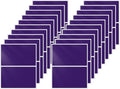 FINDAT Rectangle Label Stickers 3×2 Inch Vinyl Removable Purple Sticker Waterproof Writable File Folder Moving Labels for Boxes Home Office Labeling 40 PCS