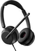 EPOS IMPACT 860 Dual-Sided Wired USB C and USB A Headset for PC with Noise-Canceling Mic, Super Wideband Audio, High-Performance Sound, Comfortable Fit for Business Calls & Office Use, Multi Compatibl