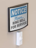 Wall/Door Signs for Wall Mount Holds 4 x 5.625 Inches Graphics, Front-Loading Name Plate Holder with Double-Sided Tape for Installation, Black, Aluminum (WCSBK64) -Set of 5