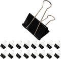 Aumsica Jumbo Binder Clips 3 Inch - Extra Large Binder Clips 16 Pack, Heavy Duty Office Binder Clips for Paper, Documents, School & Office Supplies (16, 3 inch)