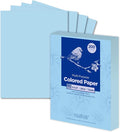 WritePads Veritas Color Copy Paper,Multi-Purpose paper,Colored Printer Paper 8.5” x 11”, 20 lb / 75 GSM,Blue,200 Sheets (1 Reams)，Made in USA