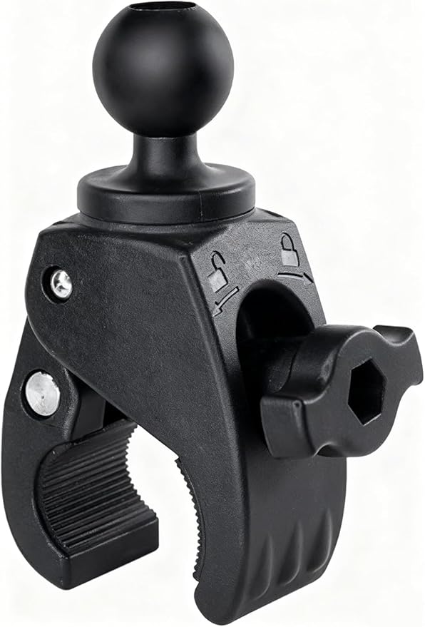 Strg 1'' Ball Mounts with Tough-Claw Clamp Base, Ball Mount Base Compatible with RAM and 1" Ball Systems from iBolt Tackform Enterprise