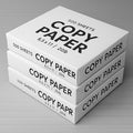 Multipurpose Copy Paper, 8.5 x 11 inches, 20 lb, 500 Sheets, 3 Pack, 1500 Total Sheets-Great for office, School, and Home office.