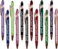 Yucold Bulk Custom Personalized Pens with Name & Logo Printing Personalized custom ballpoint pen for Business, Graduation Gifts & Party Events (Multicolor,100)