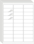 1" x 2-5/8" Address Labels 900 Labels Sticker Paper for Laser/Ink Jet Printer mailing Labels 8.5"×11" White 30 per Sheet