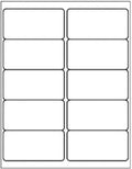 10 Up - Shipping Address Labels - 2" x 4" - 250 Labels
