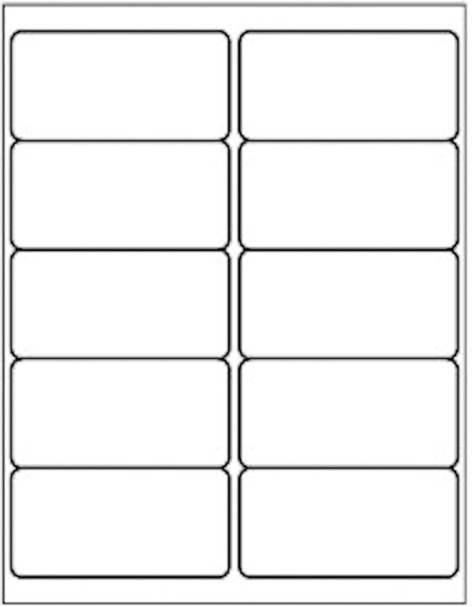 10 Up - Address Labels - 2" x 4" - 10000 Labels