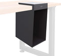 Vari Hanging Desk Cubby - Under Desk Easy Mount Office Organizer & File Storage Holder - Durable Powder-Coated Steel with Writable Glass Marker Board - Ideal Home or Office Accessory - 50 lb Capacity