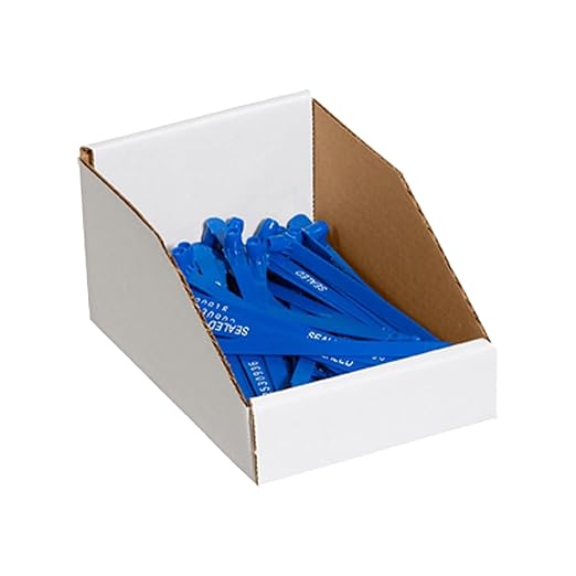 Box USA Storage Bins Small 6"L x 9"W x 4 1/2"H 25-Pack - Corrugated Cardboard Box for Packing, Moving, and Storage