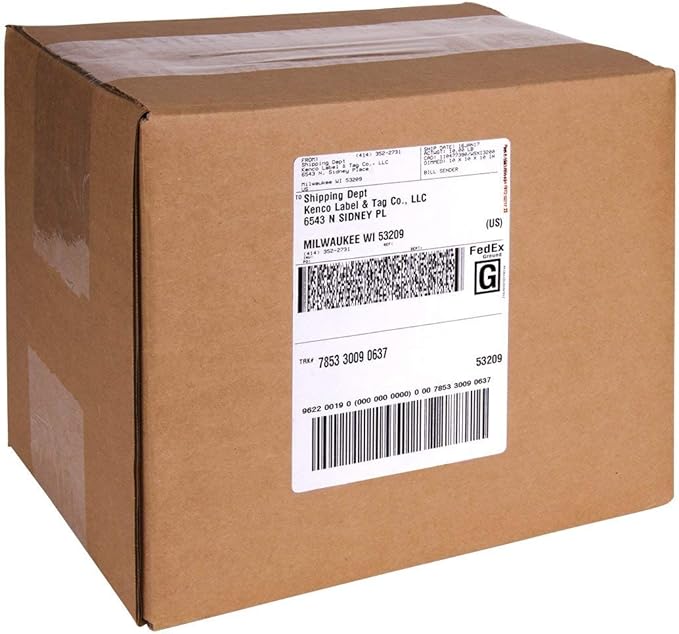 RBHK 8.5 x 5.5 Inches Half Sheet Self Adhesive Shipping Address Labels for Laser and Inkjet Printer, Rounded Corner, 1000 Labels