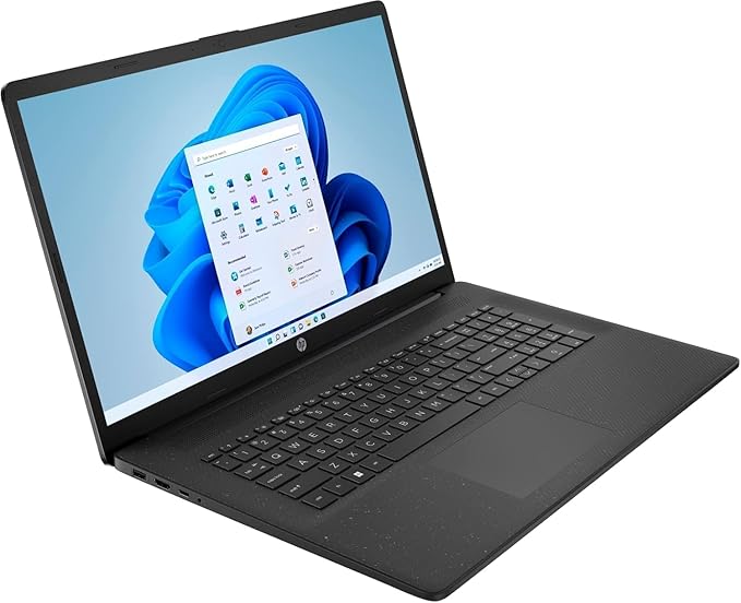 HP 17 Laptop (17.3" FHD Anti-Glare, Intel 10-Core i7 150U (> Ultra 5 125U), 16GB RAM, 512GB SSD) for Business, Home, Students, Narrow Bezel, Numeric Keypad, Webcam, Wi-Fi 6, Fast Charge, Win 11 Home