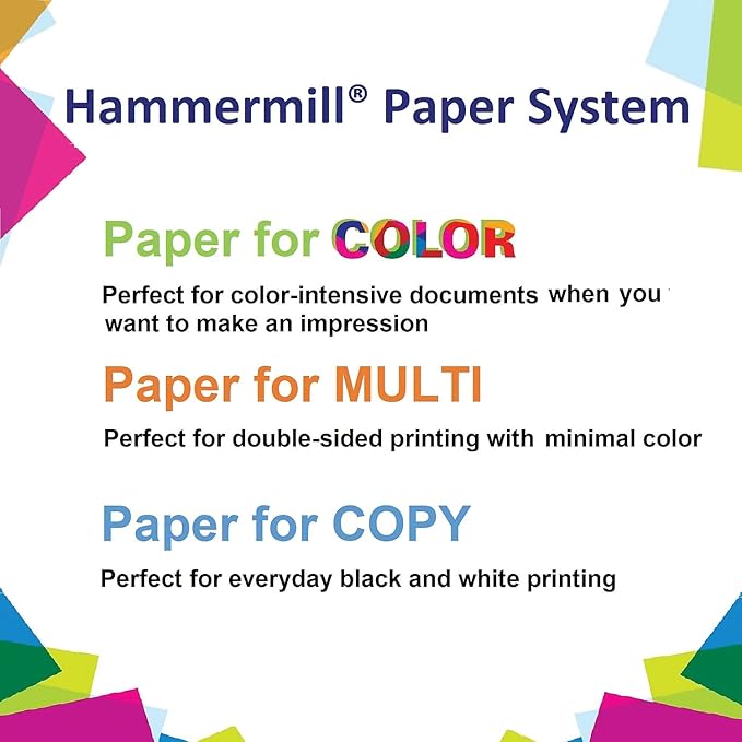 Hammermill Colored Paper, 20 lb Salmon Printer Paper, 11 x 17-5 Ream (2,500 Sheets) - Made in the USA, Pastel Paper, 102103C