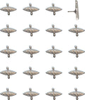 Kayak Push Pins - Silver Kayak Map Pins for Cork Boards, Maps, or Lapel Use - Designed in USA - Set of 20