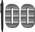 Deegtran 100 Pack No Bleed Black Barrel Click Pens, Wholesale Retractable Ballpoint, Medium Point, Smooth Ink, 1.0MM Black Ink