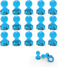 Ant Mag Magnetic Push Pins Strong Push Pin Magnets for Fridge Whiteboards Calendars Maps in School & Office Pack of 18 Blue