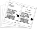 RBHK Half Sheet Self Adhesive Shipping Labels for Laser & Inkjet Printers, 200 Count, Rounded Corner