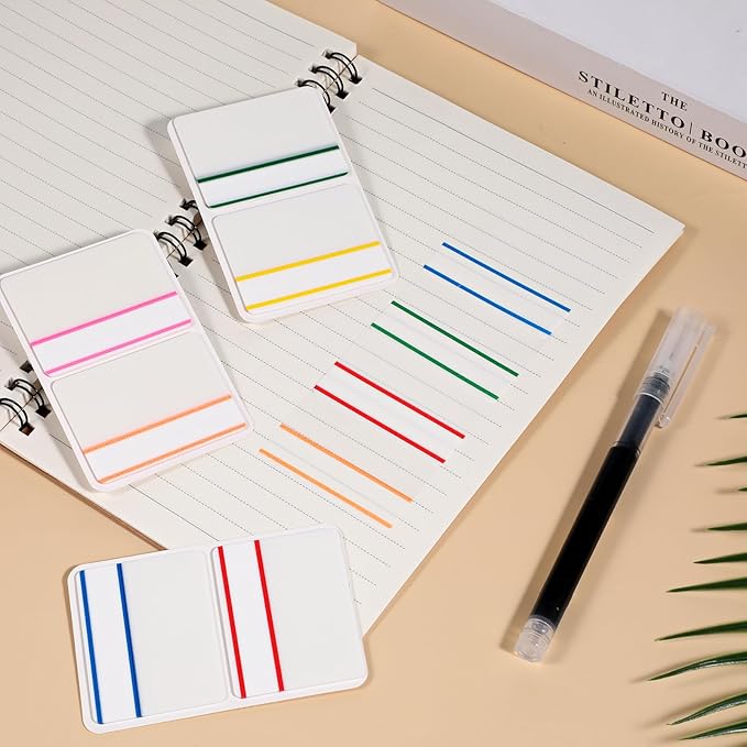 Sticky Index Tabs, 2 x 1.57 Inch Self Adhesive Writable and Repositionable Page Markers Colored File Folder Labels for Binder, Books, File Folders and Notebook (240 Pieces)