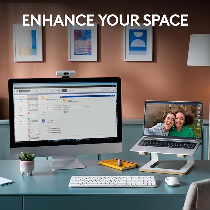 Logitech Signature Slim K950 Wireless Keyboard, Sleek Design, Switch Typing Between Devices, Quiet Typing, Bluetooth, Multi-OS, Windows, Mac, Chrome - Off-White