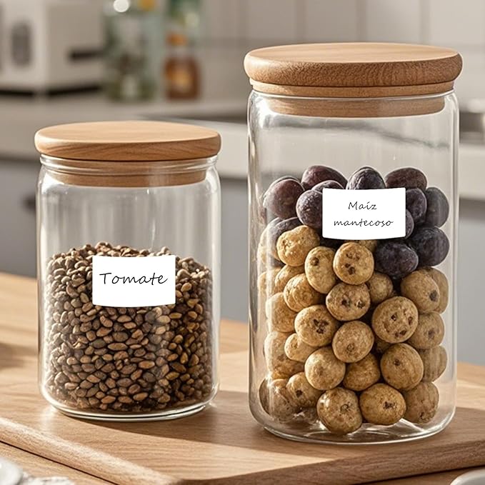 FINDAT Rectangle Label Stickers 1.57×0.75 Inch Vinyl Removable White Sticker Waterproof Writable File Folder Moving Labels for Boxes Home Office Labeling 160 PCS