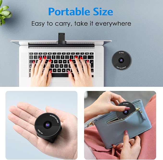 EMEET C950 1080P Webcam - USB Webcam with Microphone & Physical Privacy Cover, Noise-Canceling Mic, Auto Light Correction, Fixed Focus, Ultra Web Cam w/ 70°View for Meeting/Online Classes/Zoom/YouTube