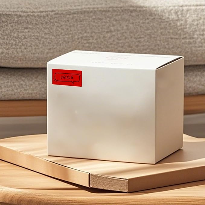 FINDAT Color Coding Stickers Rectangle 1.57×0.75 Inch Vinyl Red Sticker Removable Waterproof Writable File Folder Moving Labels for Boxes Home Office Marking 160 PCS