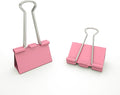 Nctinystore Binder Clips Medium Metal Clamp 1.25 inch / 32 mm (Pink, 12-PCS)