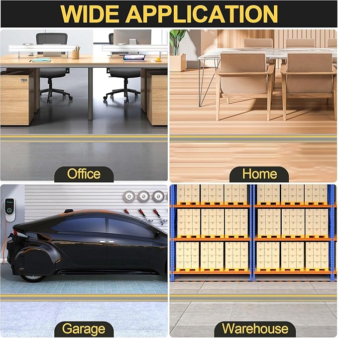 MYFAMIREA 4FT Floor Cord Cover Heavy Duty Cord Cover for Wire on Floor, Outdoor Cable Covers Protector with 3 Channels, Extension PVC Wire Covers Hider Management for Home Office Outdoor, Grey