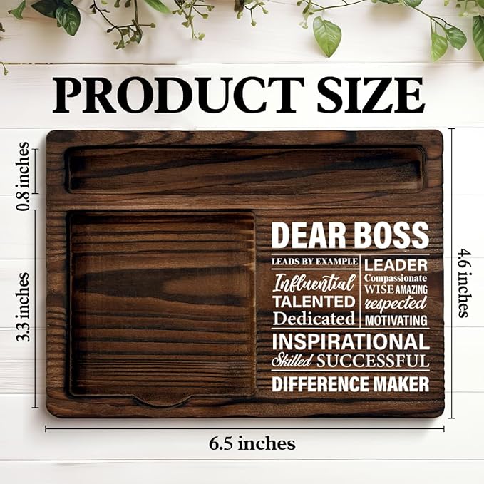 Boss Gifts for Men, Gifts for Boss Boss's Day Retirement Farewell Birthday, Bosses Sticky Note Holder for Office Decor Bosses Day Gift Ideas