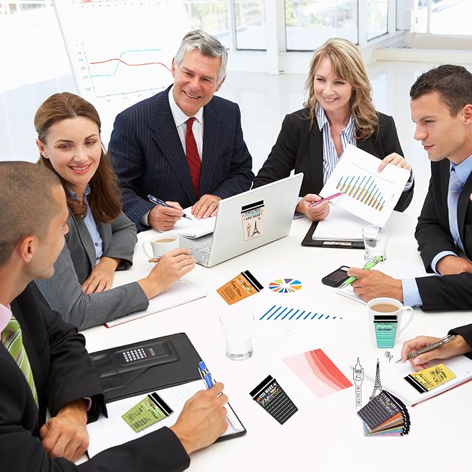 36 Sets Employee Appreciation Gifts Bulk Coffee Cup Sticky Notes with Inspirational Pens, Funny Notepads Motivational Ballpoint Pen Christmas Gifts for Coworker Teacher Nurse Office Supplies